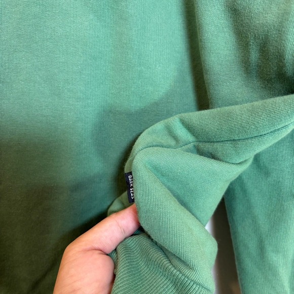 Dark Seas Division Men Medium Crewneck Sweatshirt Green Embroidered Logo Preppy - Picture 7 of 14